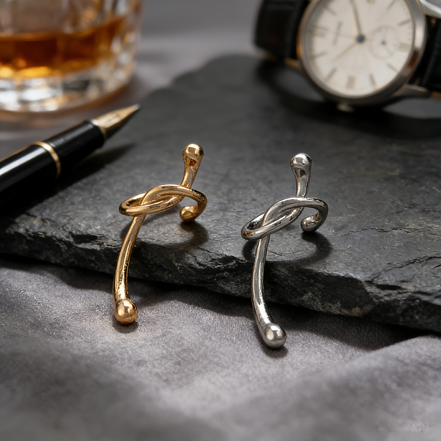 Men's Western Knot No Piercing Ear Bone Clip — Casual Gift